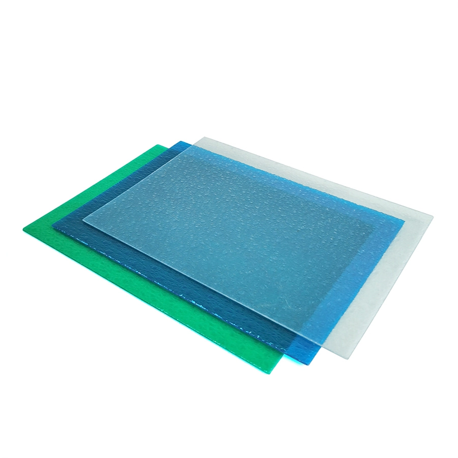 Fabricant de feuille simple transparente FRP en polyester renforcé de fibre de verre d'éclairage