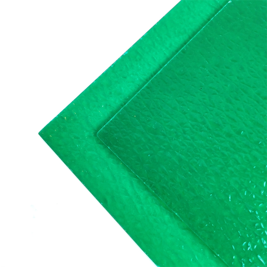 Fabricant de feuille simple transparente FRP en polyester renforcé de fibre de verre d'éclairage