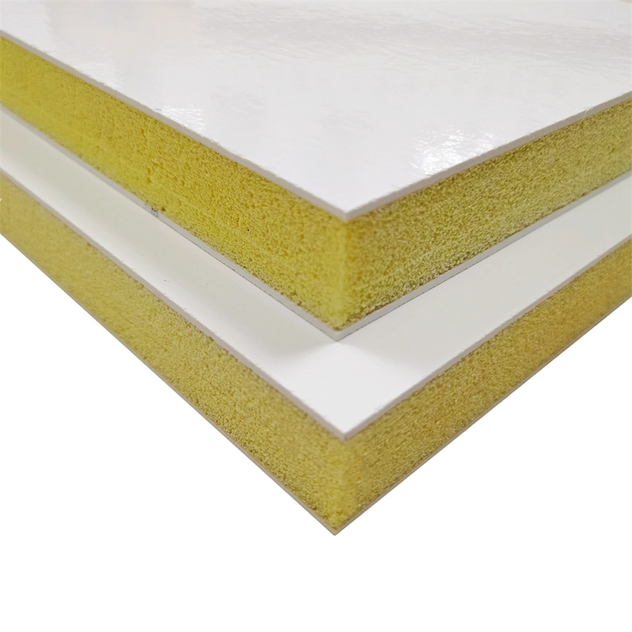 4x8 4x10 Sizes Colored Exterior White Black Polyurethane Foam Sandwich Smooth FRP Panels