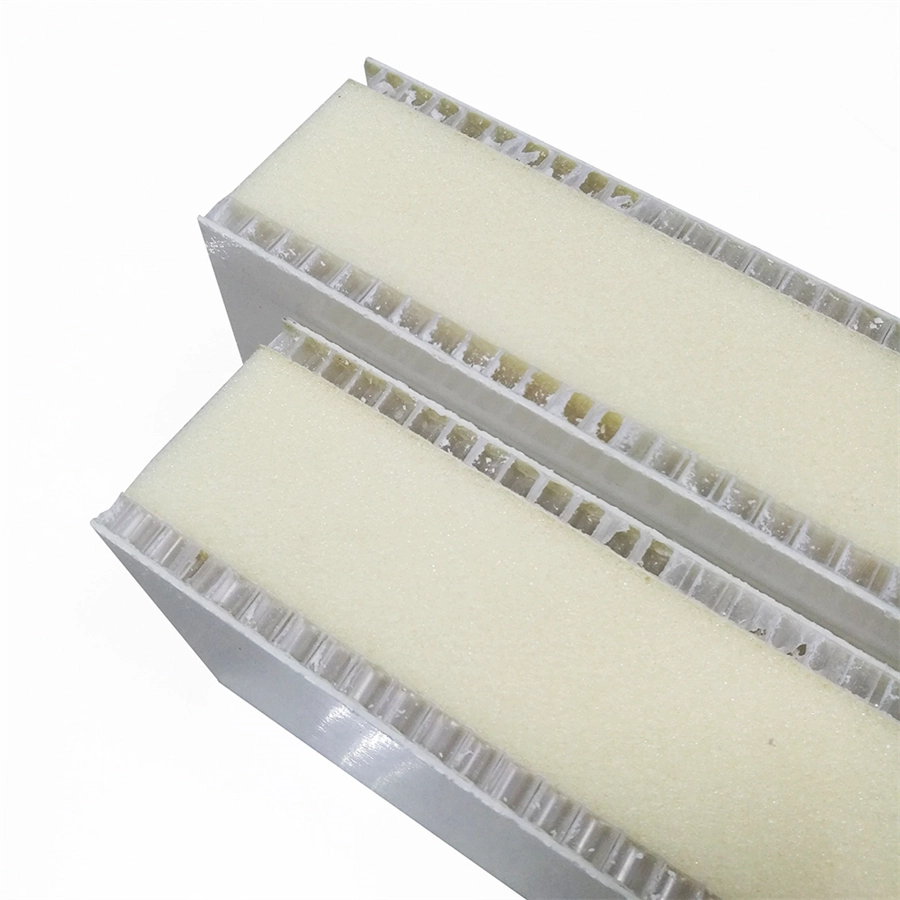 Plástico reforçado com fibra de vidro isolado FRP faceado PU espuma PP favo de mel Painéis compostos multicamadas