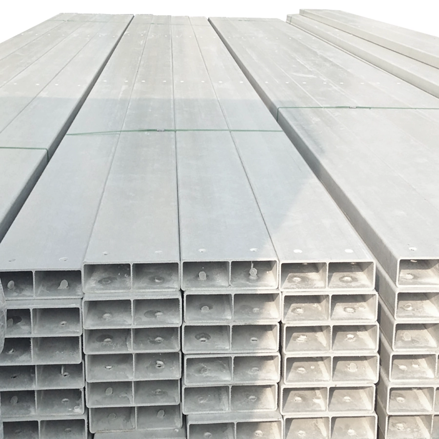 المضادة للتآكل Pultruded Crossbeam Fiberglass Reinforced Plastic FRP GRP Profiles