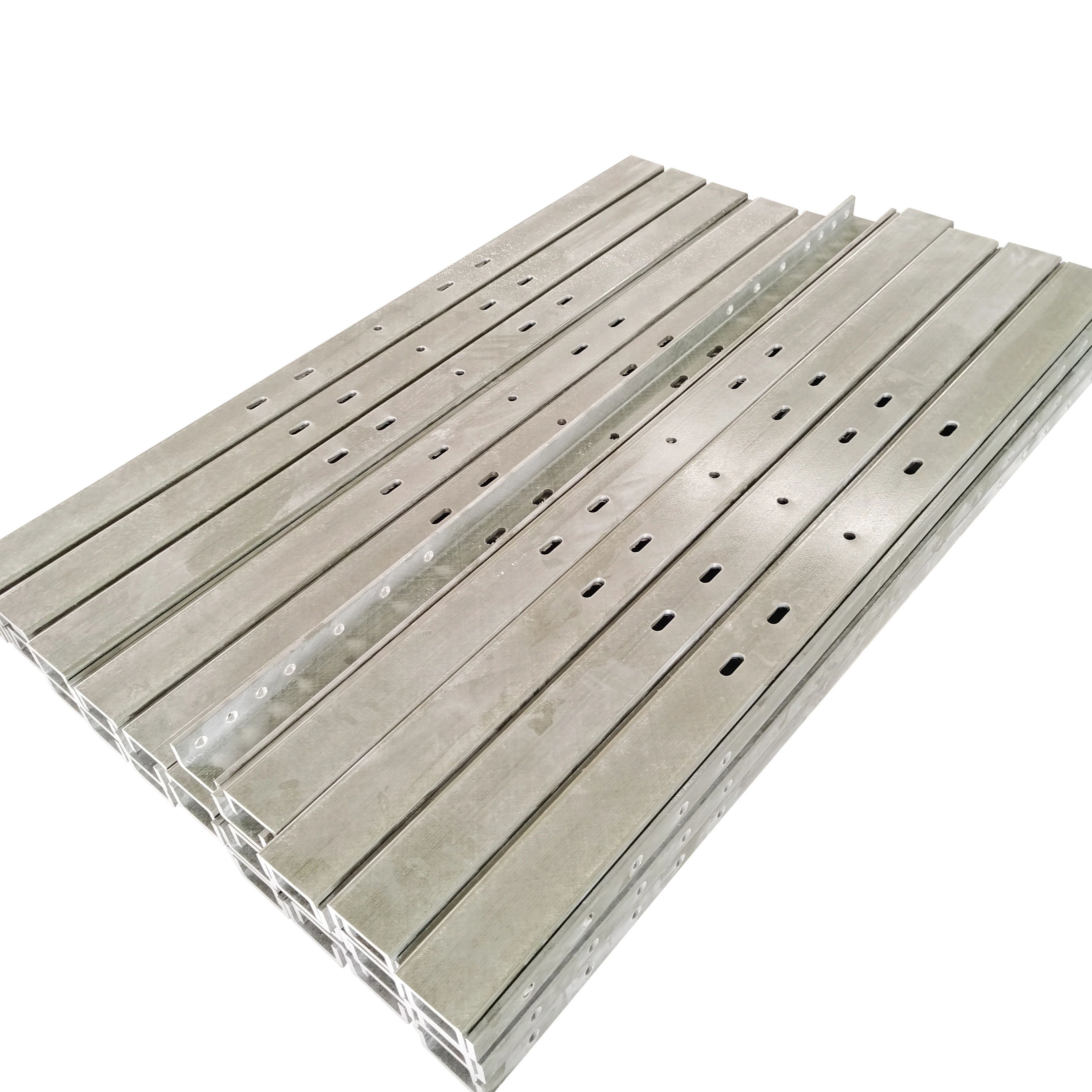 Custom U Profiles High Voltage Insulated Fiberglass Reinforced Polyester Composite GRP FRP Cross Arm