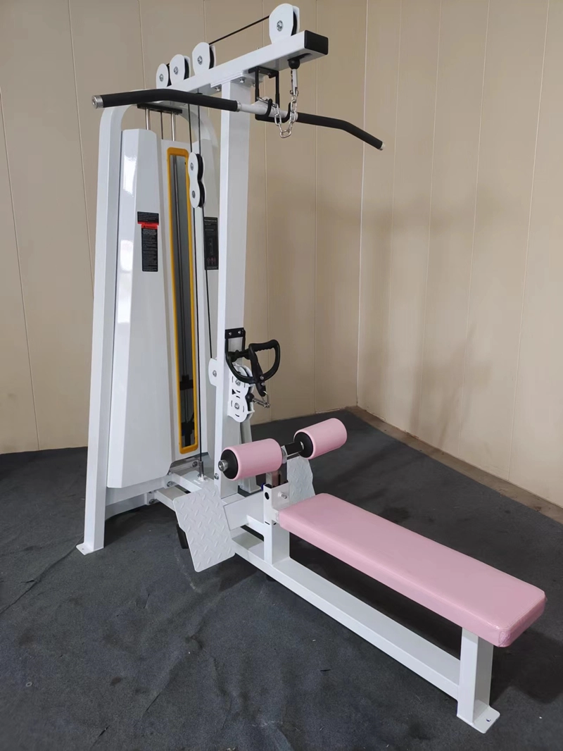 How to use fitness equipment high pull-down machine