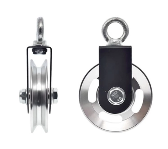 What are fitness equipment pulleys used for?