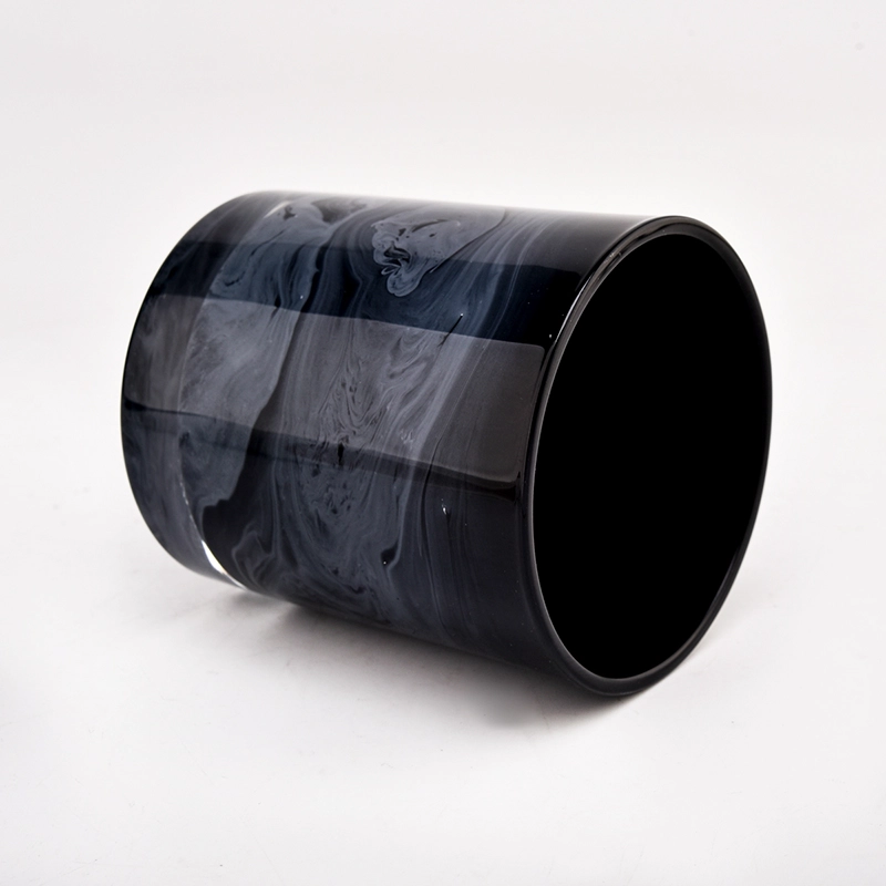 New arrival handmade painting glass candle vessel manufacturer
