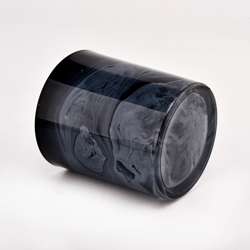 New arrival handmade painting glass candle vessel manufacturer