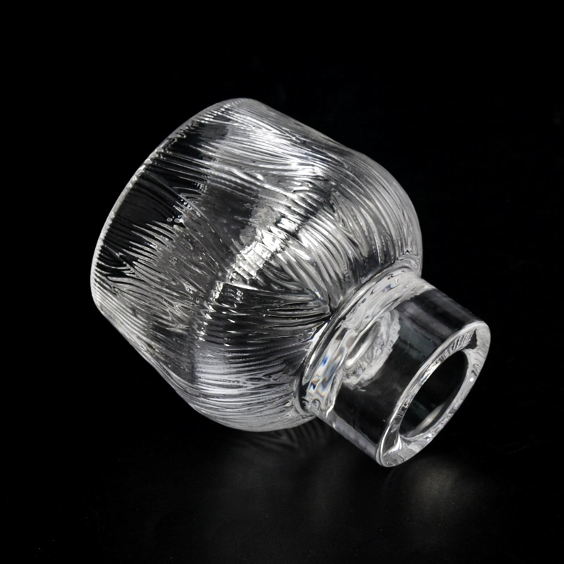 Hot sale 60ml empty glass candle jar for home decor