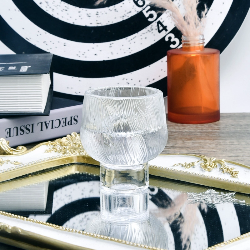 Hot sale 60ml empty glass candle jar for home decor