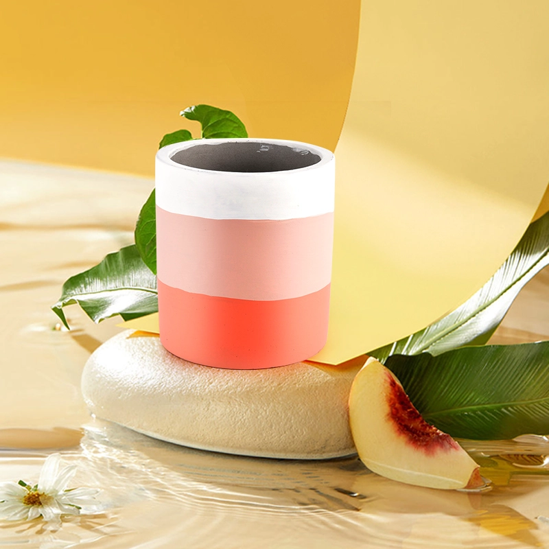 Ceramic Concrete Candle Jar Luxury Home Decoration Ceramic Concrete Candle Jar Luxury Home Decoration