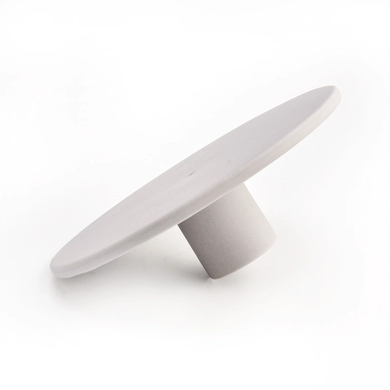New ceramic candle holder grey candle container wholesale
