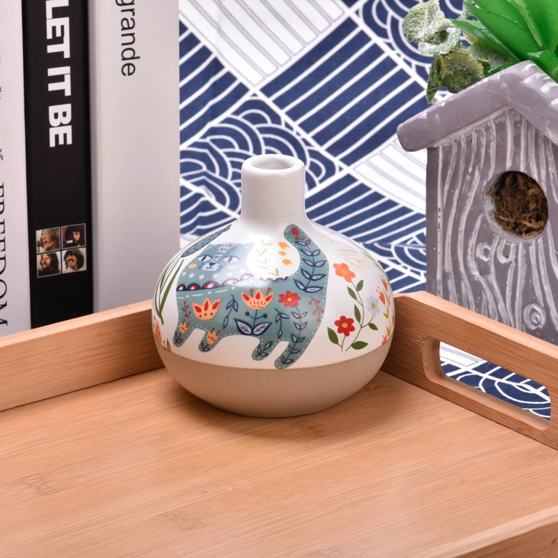 12oz ceramic rattan stick bottle reed diffuser essential oil bottles wholesale