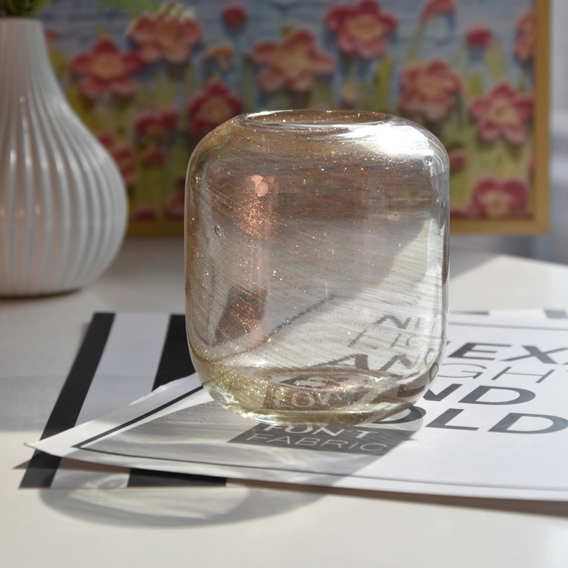 Wholesale fine flash cylindrical glass candle jar round bottom wholesale Wholesale fine flash cylindrical glass candle jar round bottom wholesale
