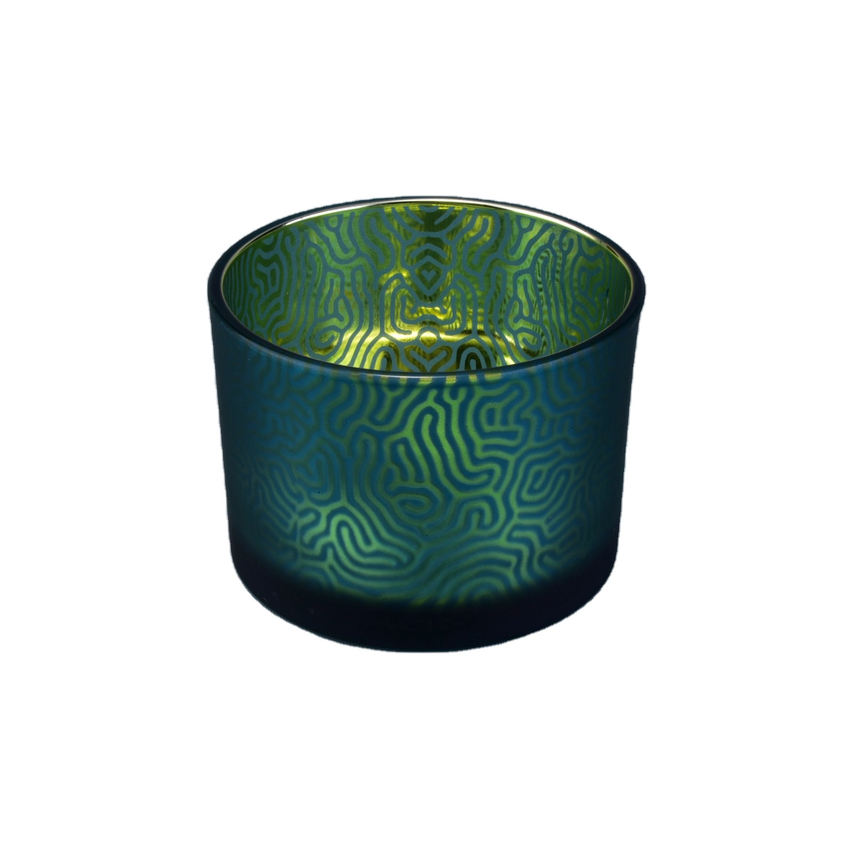 Sunny design custom electroplating luxury glass candle containers