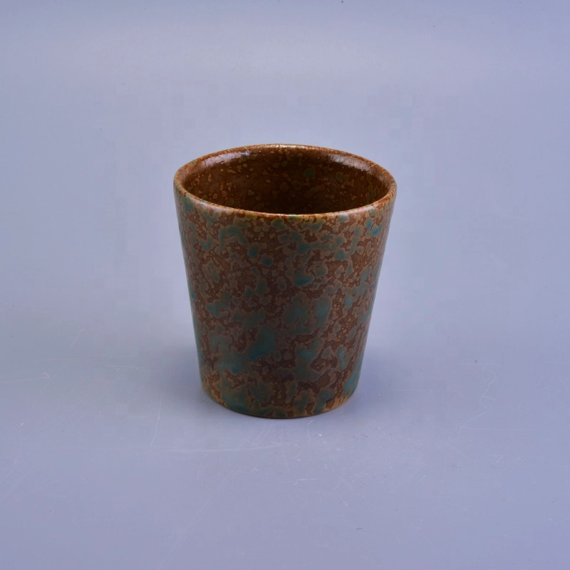 100ml Customized ceramic candle container for home decoration