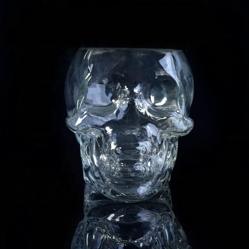 Transparent candle jar glass candle container supplier