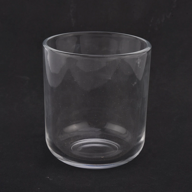 decorative luxury glass jar candle container with lid and boxes