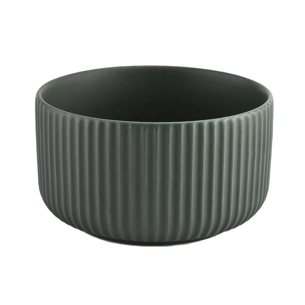 ecofirendly custom ceramic candle jars with pattern
