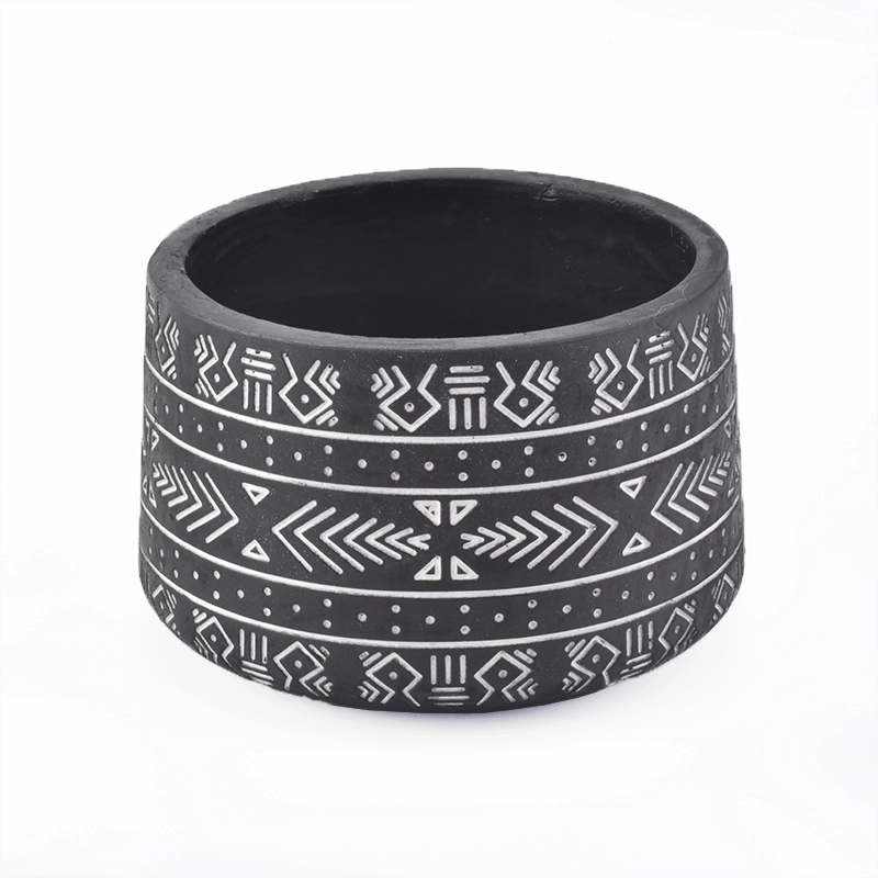 Customized Home Decorative 900ml Empty large size Ceramic Candle Holder
