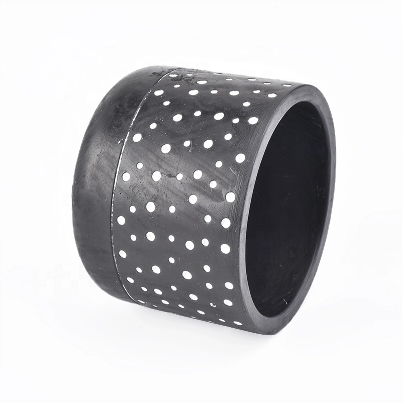 10oz matte black with white dot concrete candle jar for candle making