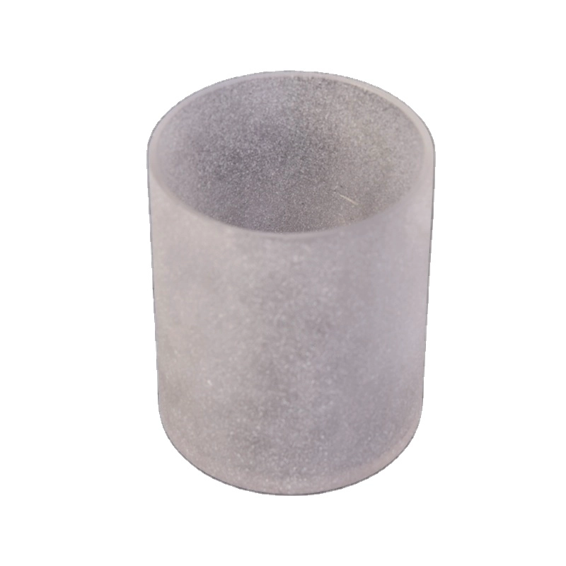 Coarse feeling luxury glass candle jar wholesale home decoration