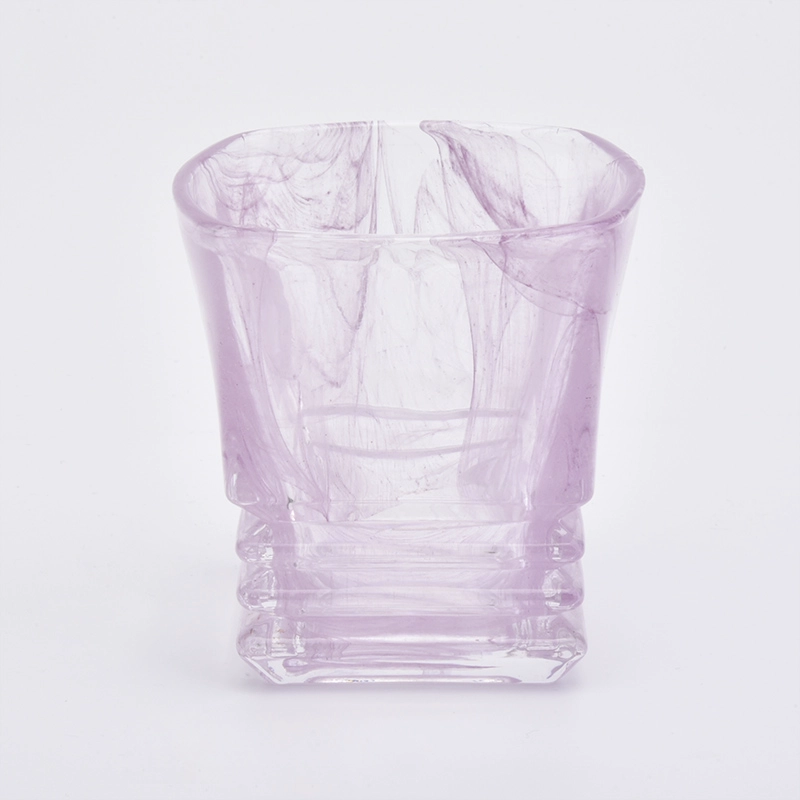 hot sale luxury pink candle jar in Sunny Glassware