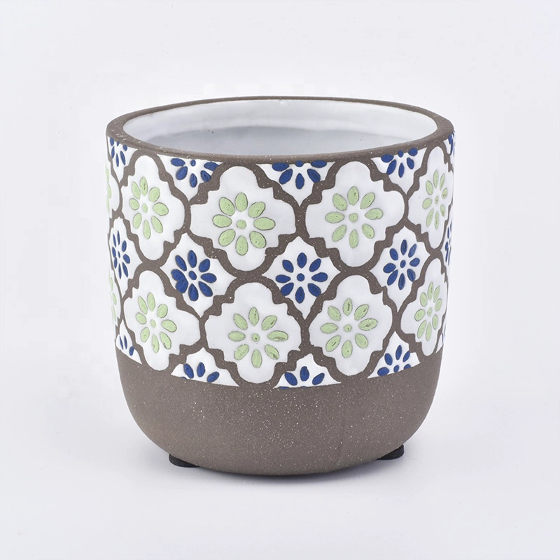 300ml vintage matte porcelain ceramic holder tealight candle jar wholesale