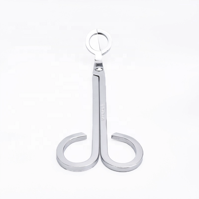 Wholesale silver candle wick trimmer with logo candle accessories for candle making
