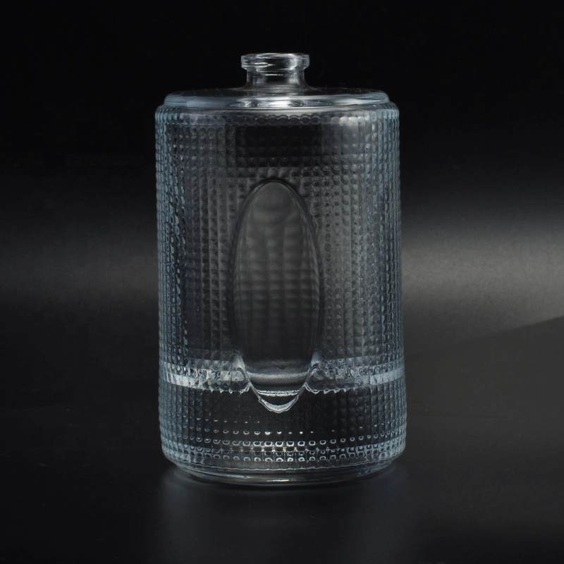 100ml Empty embossed glass perfume fragrance empty bottle home decor