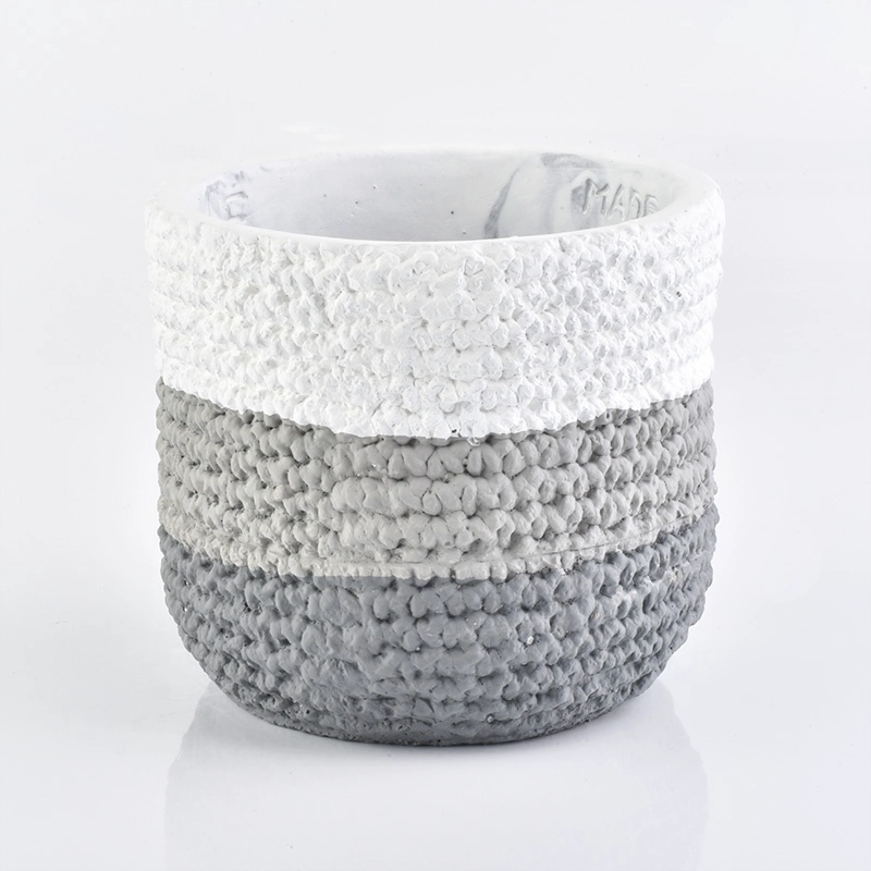 510ml Cylinder candle container concrete candle holder wholesales