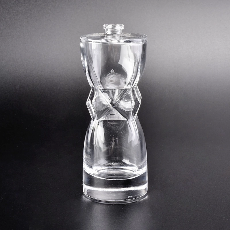 Luxury customized high double wall glass perfume bottle wholesale