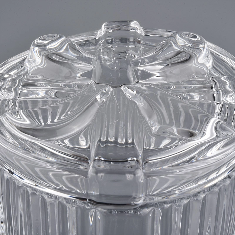 bowknot decorated 150ml clear tealight holder small glass for candle