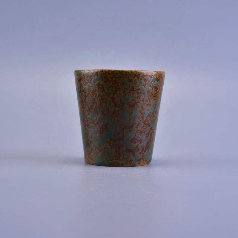 100ml Customized ceramic candle container for home decoration