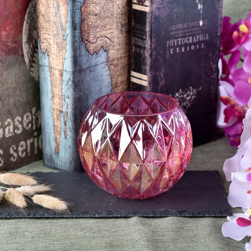 Religious engraving candle jar scented glass candles vessel glassware home decoration suppliers