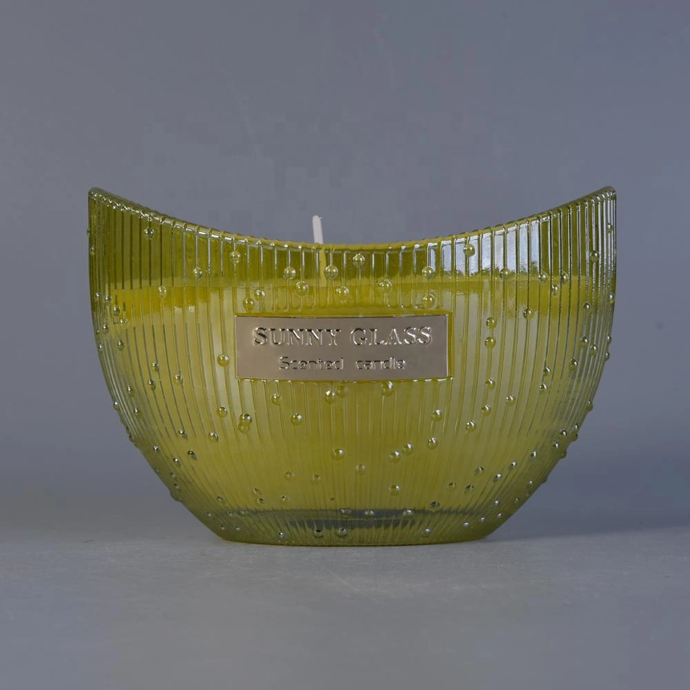 20+ years brand cooperation gold scented decorative glass candle holders