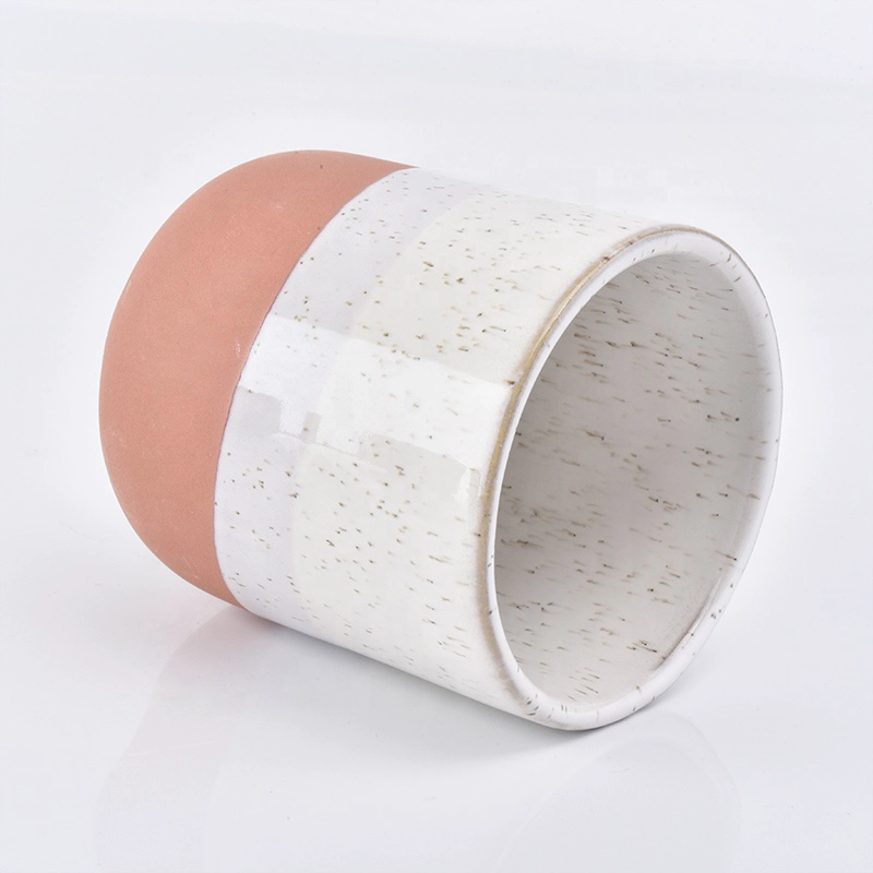 420ml colored candle cups ceramic tea light tins for candle making home decor