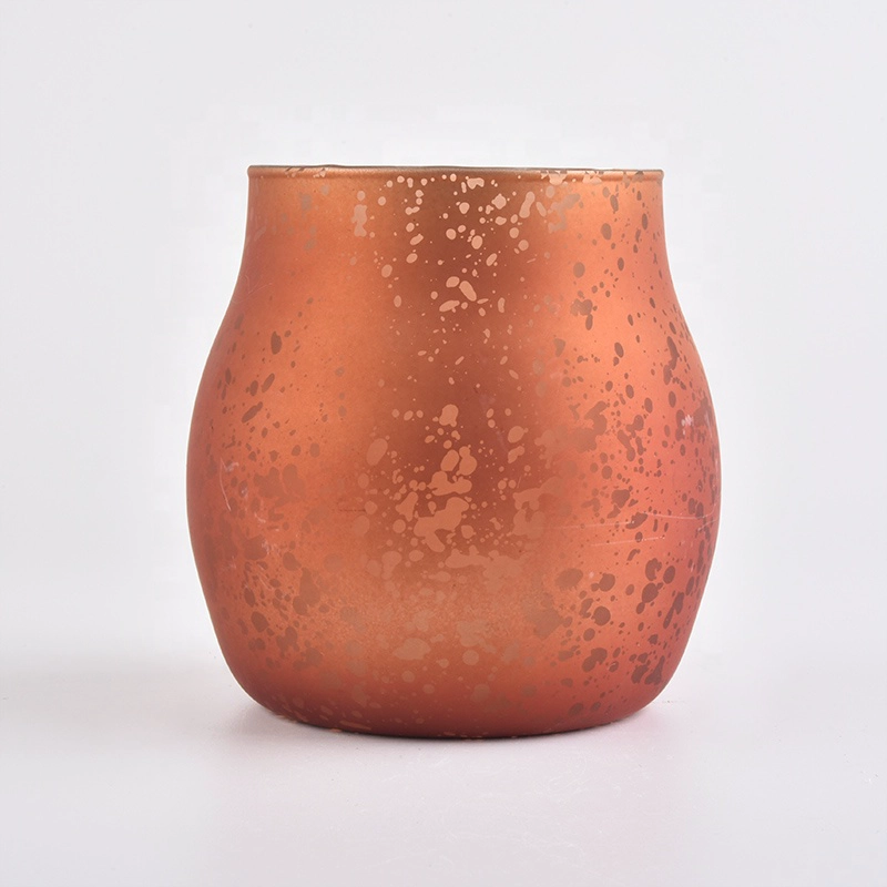 Hand made matte luxury candle glass holder containers 10oz 20oz