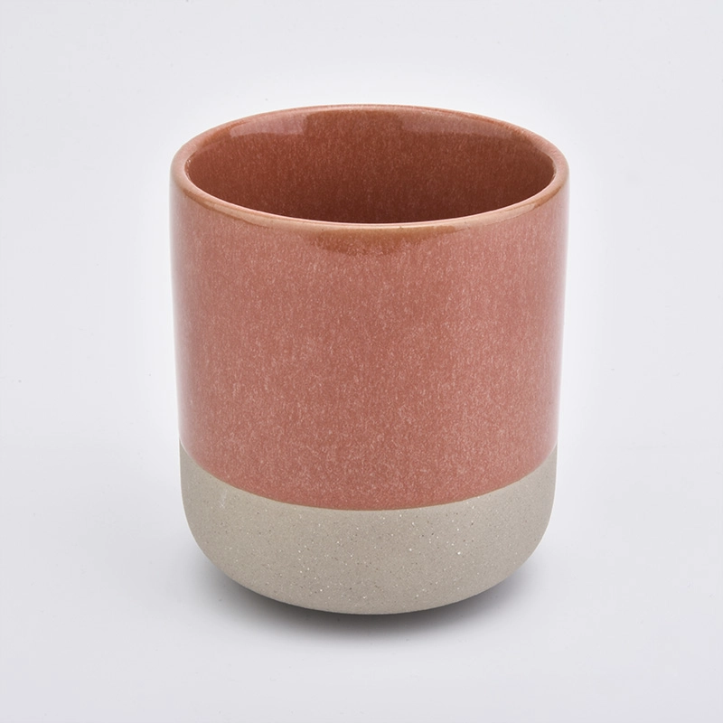 Wholesale empty luxury ceramic candle container