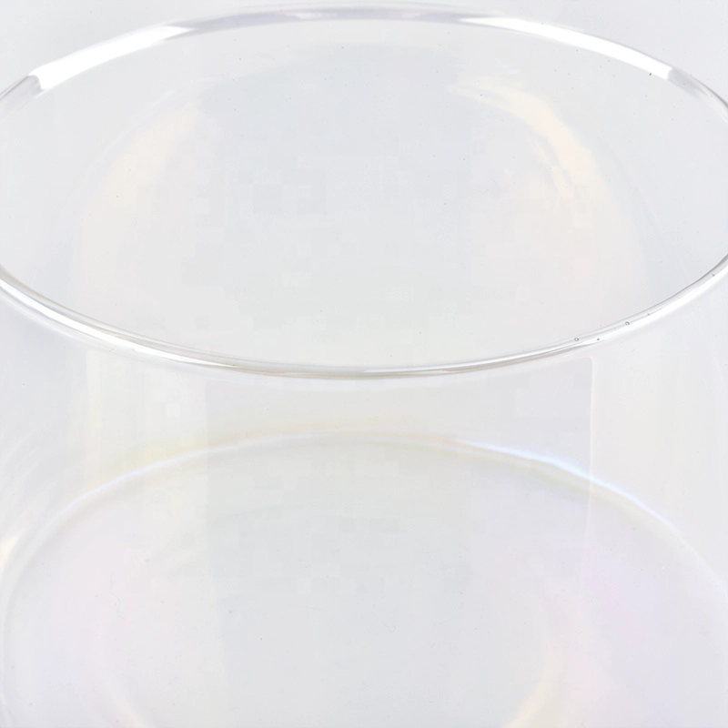 Wholesales clear customized candle vessel glass candle jar wedding celebration