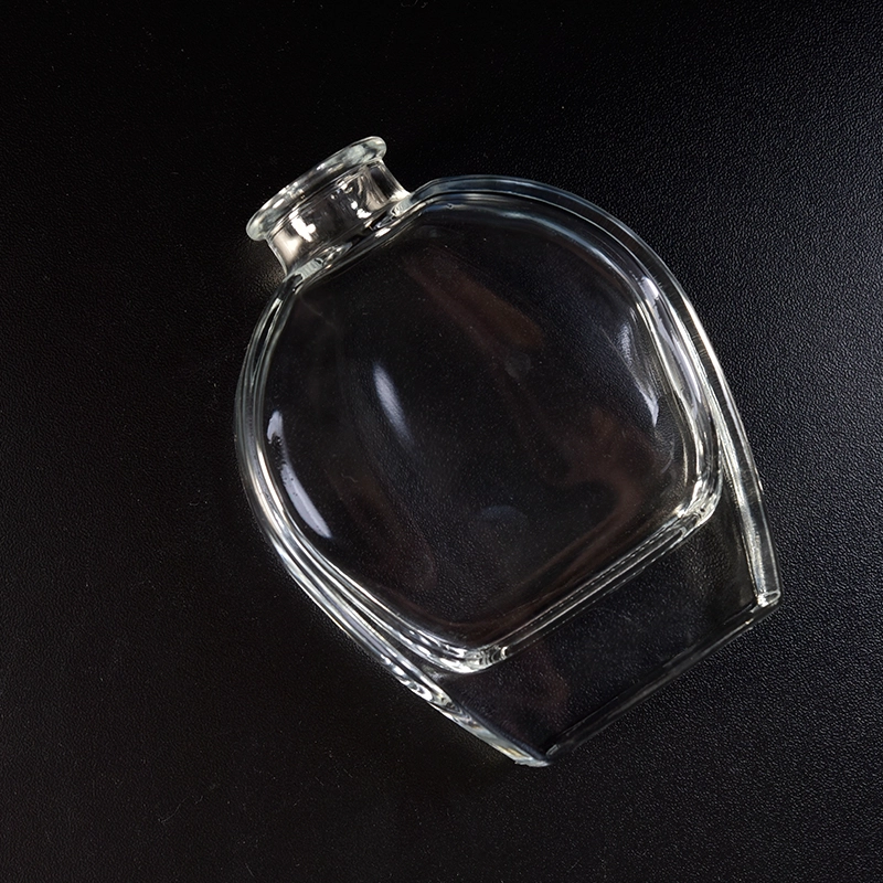 Luxury round glass oil bottle diffuser fragrance aromatherapy double wall home decoration