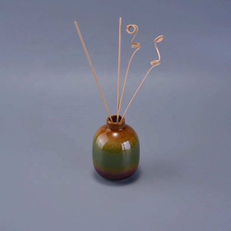 Essential fragrance ceramic oil reed bottle diffuser home decor wholesale