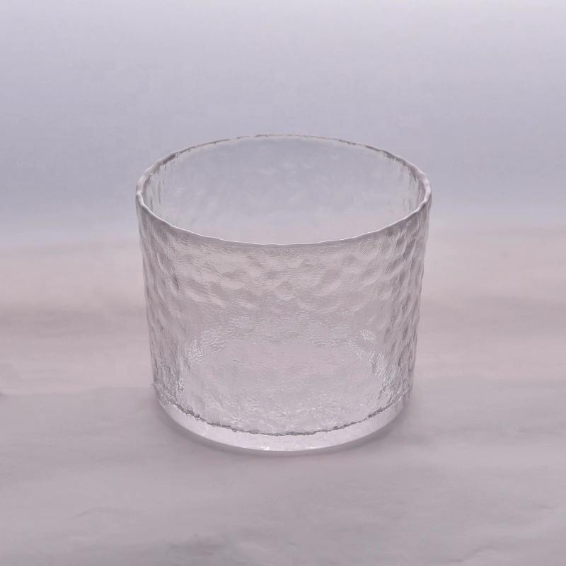 Clear laser engraving candle jars votive glass candle container scented wedding decor wholesale