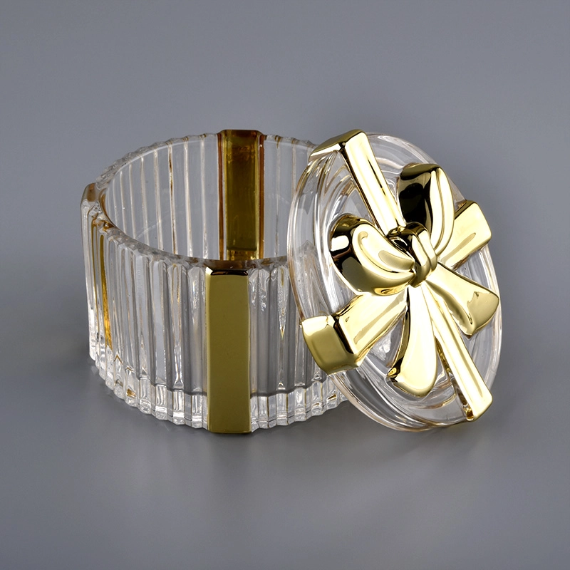 wholesale luxury glass candle holder