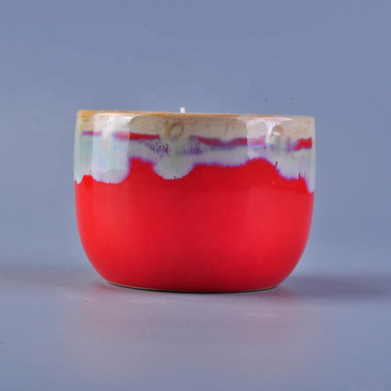 8oz 10oz 12oz Sunny new design votive ceramic candle holder