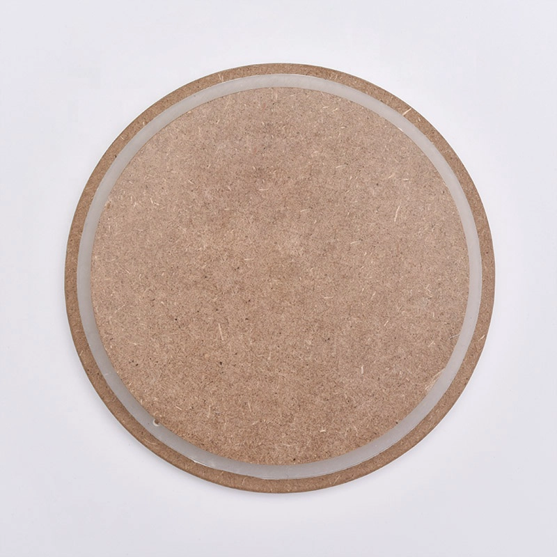 Custom round cork lid for candle holder wholesales