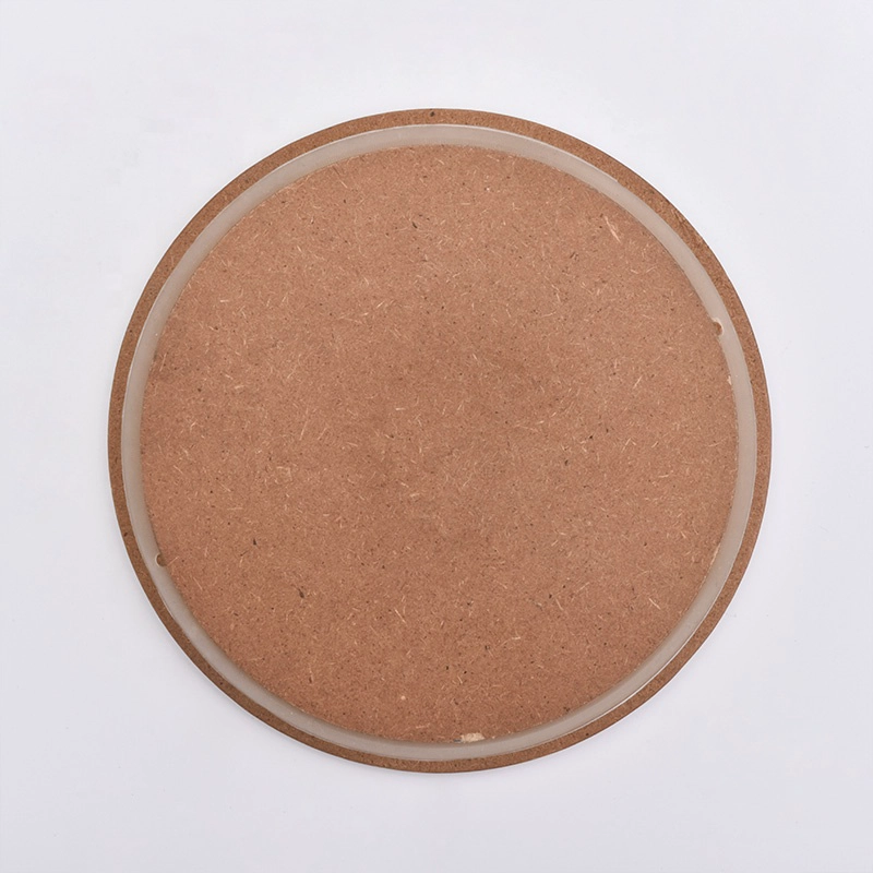 Red round cork lids for candle vessel coffee cup wholesale
