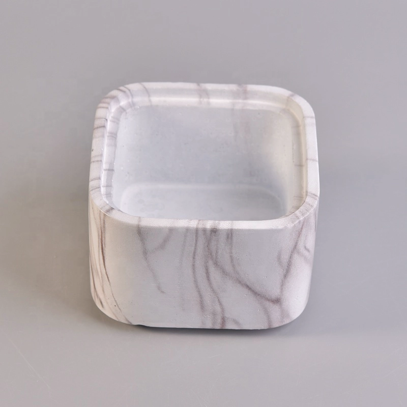 300ml Wholesale luxury concrete candle holder for home decor 