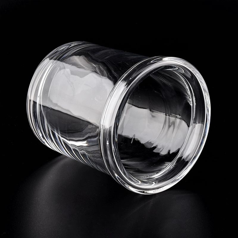 780ml big capacity luxury clear glass candle jar for candle making
