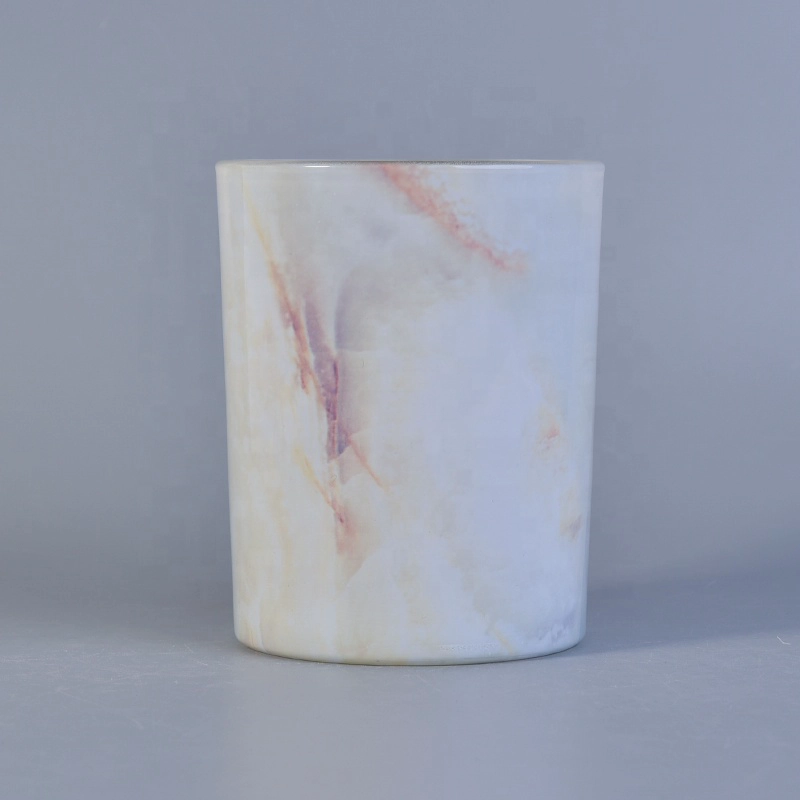 600ml Custom candle holders glass candle jar supplier