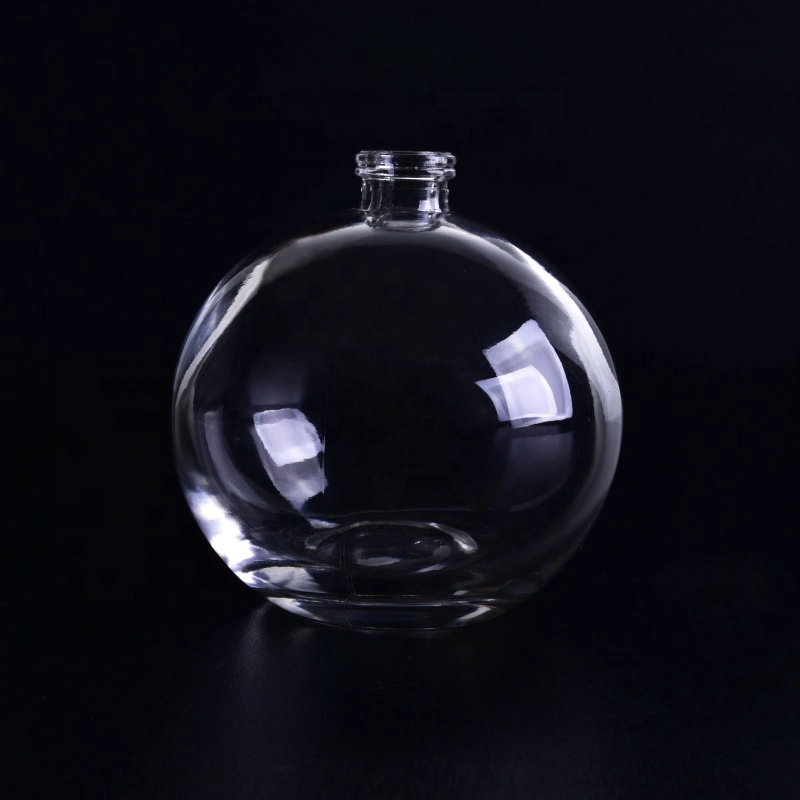 ball shape 100ml glas perfume bottles