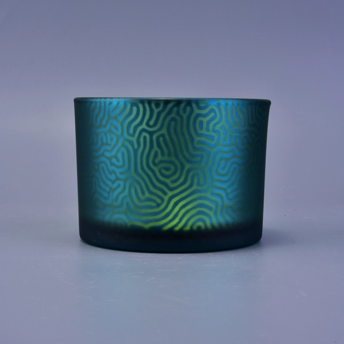 Sunny design custom electroplating luxury glass candle containers